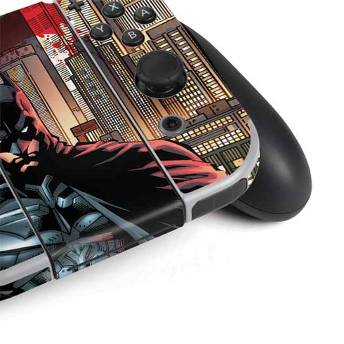 DC Comics Batman The Dark Knight Comic Art in Gotham City Nintendo Switch OLED (2021) Skin